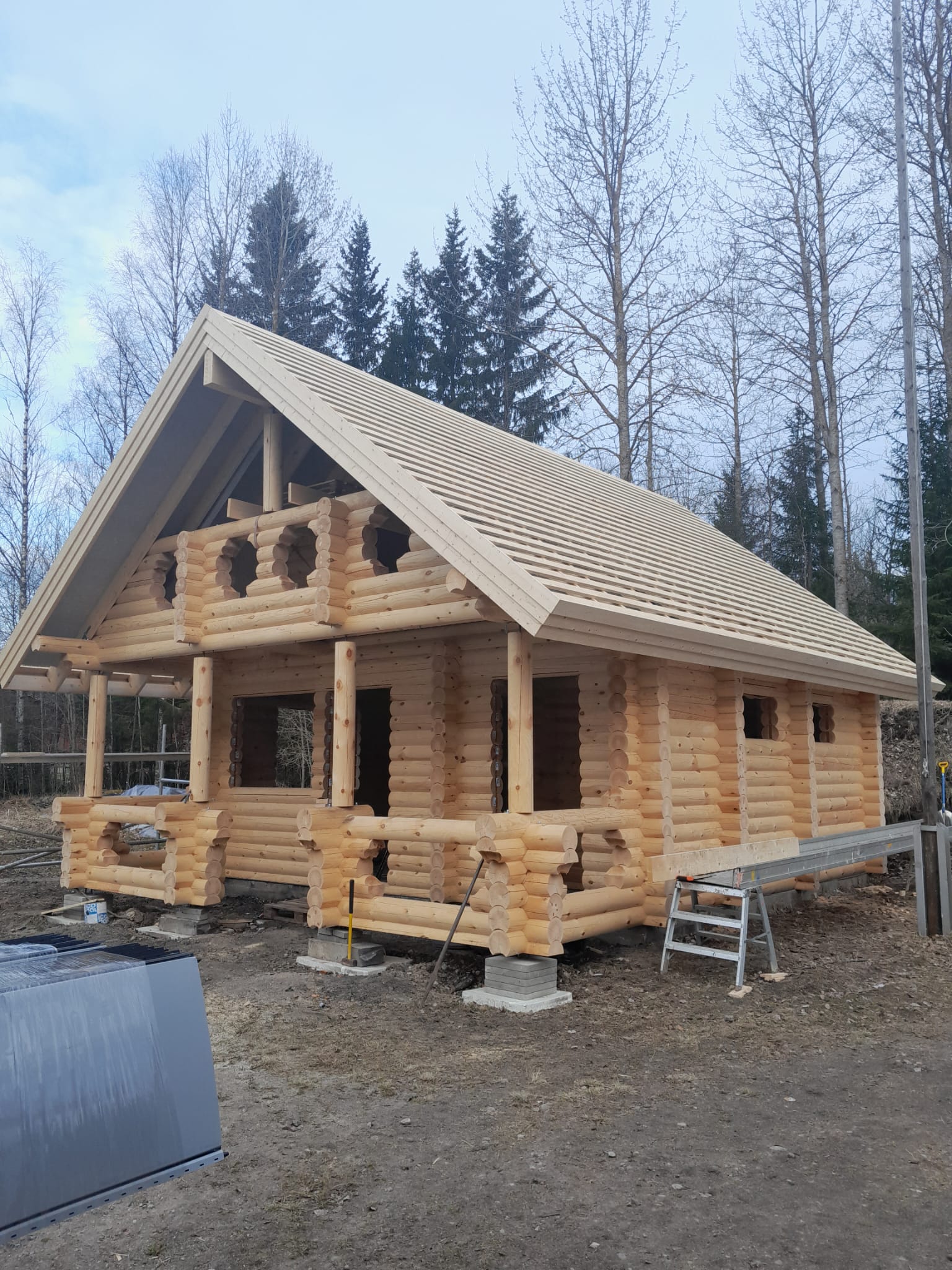 Rakennettu kesämökki Pohjanmaalla